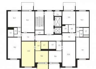 Продается однокомнатная квартира, 40 м2, поселок Быково, Московская улица, 7