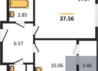 Продается однокомнатная квартира, 37.6 м2, Воронеж, Средне-Московская улица, 60, Центральный район