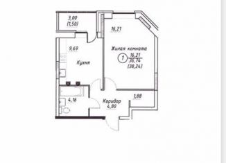 Продается однокомнатная квартира, 38.2 м2, Дмитров, ЖК Дмитров Парк