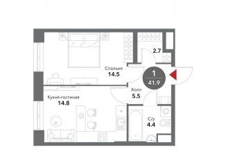 Продается 1-комнатная квартира, 41.9 м2, Москва, район Замоскворечье