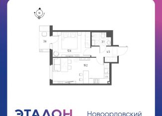 Продаю 1-комнатную квартиру, 40.5 м2, Санкт-Петербург, ЖК Новоорловский