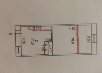 Продается 1-ком. квартира, 28.4 м2, Кемерово, Масальская улица, 64, Заводский район