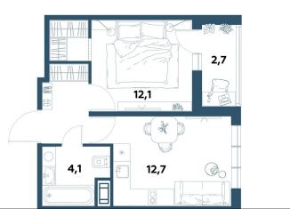 Продажа 1-комнатной квартиры, 32.9 м2, Санкт-Петербург, ЖК Ультра Сити, Глухарская улица, 26