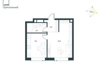 Продаю однокомнатную квартиру, 32.3 м2, Москва, Причальный проезд, 10А, ЖК Левел Причальный