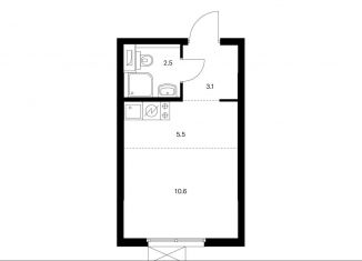 Продается квартира студия, 21.7 м2, Москва, ЖК Римского-Корсакова 11