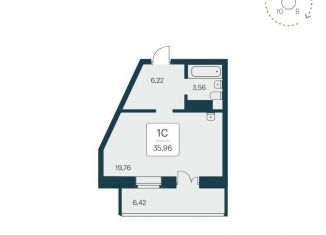 Продается 1-ком. квартира, 36 м2, Новосибирск, Ипподромская улица, 1 стр., метро Площадь Ленина