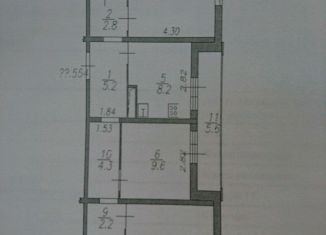 Продается 3-ком. квартира, 73 м2, Москва, Синявинская улица, станция Хлебниково