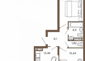 Продажа 2-ком. квартиры, 56.7 м2, Пенза, улица Бутузова, с1