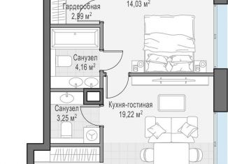 Продаю 1-комнатную квартиру, 48 м2, Москва, метро Охотный Ряд