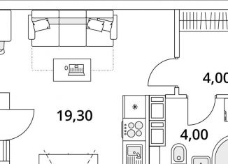 Продается квартира студия, 28.2 м2, Санкт-Петербург, Приморский район