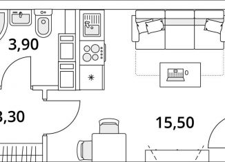 Продается квартира студия, 24.3 м2, Санкт-Петербург