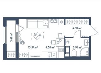 Продам квартиру студию, 28.2 м2, Санкт-Петербург, метро Московские ворота