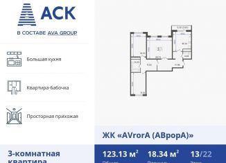 Продаю трехкомнатную квартиру, 123.1 м2, Краснодар, улица Дзержинского, 95, Западный округ