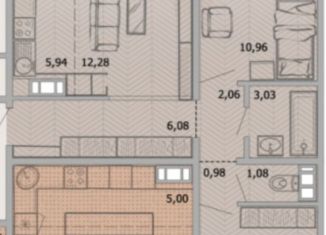 Продается трехкомнатная квартира, 58.5 м2, Челябинск, ЖК Макеев, улица Академика Макеева, 20