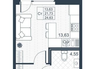 Продается квартира студия, 24.6 м2, Коммунар, ЖК Ново-Антропшино