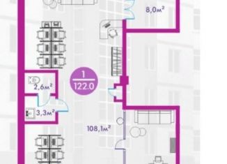 Продаю торговую площадь, 122 м2, Абакан, улица Арбан, 22