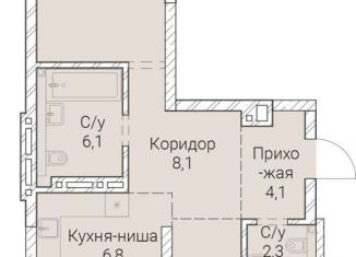 Продается двухкомнатная квартира, 85.3 м2, Новосибирск, Овражная улица, 2А