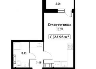 Продажа квартиры студии, 24 м2, Мурино, ЖК Урбанист, Ручьёвский проспект, 6