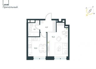 1-ком. квартира на продажу, 34.2 м2, Москва, Причальный проезд, 10А, ЖК Левел Причальный