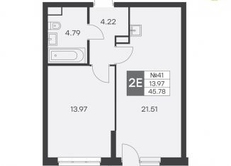 Продам 1-комнатную квартиру, 45.8 м2, Екатеринбург, улица Громова, 26, метро Чкаловская