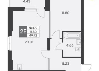 Продам 1-комнатную квартиру, 49.9 м2, Екатеринбург, улица Громова, 26, метро Чкаловская