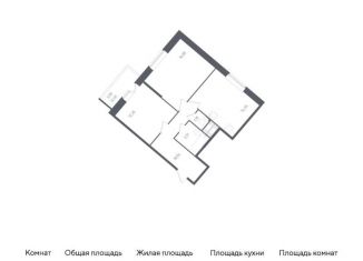 Продаю 2-комнатную квартиру, 59 м2, Санкт-Петербург, жилой комплекс Живи в Рыбацком, к42, ЖК Живи в Рыбацком