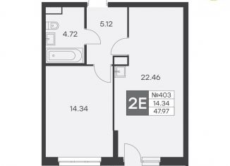 Продам 1-комнатную квартиру, 48 м2, Екатеринбург, улица Громова, 26, метро Чкаловская