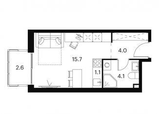 Продам квартиру студию, 27.5 м2, Москва, район Отрадное, Сигнальный проезд, 12