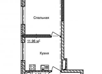 Однокомнатная квартира на продажу, 37.4 м2, Республика Башкортостан