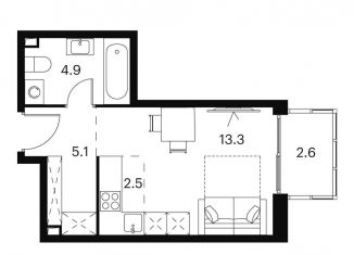 Продам квартиру студию, 28.4 м2, Москва, район Отрадное, Сигнальный проезд, 12