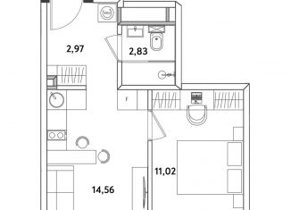 Продам 2-комнатную квартиру, 31.4 м2, Москва, Окружной проезд, 10Г, станция Измайлово