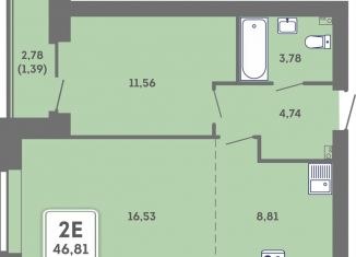 Продажа 2-ком. квартиры, 46.8 м2, Пермь, Кировский район