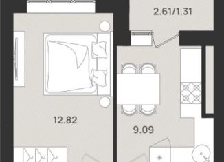 Продается однокомнатная квартира, 30.6 м2, Калининград, Московский район