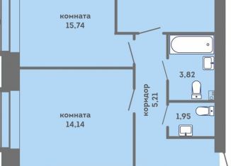 Продажа 3-комнатной квартиры, 70.7 м2, Пермь, Кировский район