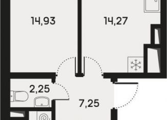 Продаю 2-ком. квартиру, 58.8 м2, Санкт-Петербург, муниципальный округ Васильевский, 7-я линия Васильевского острова, 82к2