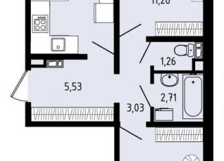 Продам 3-комнатную квартиру, 53.6 м2, село Фролы