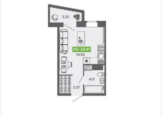 Продается квартира студия, 23.4 м2, Северодвинск