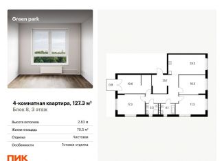 Продам 4-комнатную квартиру, 127.3 м2, Москва, метро Свиблово, Олонецкая улица, 6
