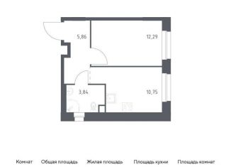 Продам 1-ком. квартиру, 32.7 м2, деревня Столбово, жилой комплекс Эко Бунино, 13