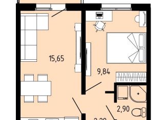 Продажа 2-комнатной квартиры, 31.4 м2, село Фролы