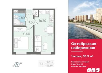 Продажа 1-ком. квартиры, 33.3 м2, Санкт-Петербург, метро Пролетарская