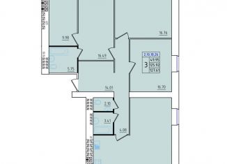 Продается 3-ком. квартира, 127.6 м2, Кострома