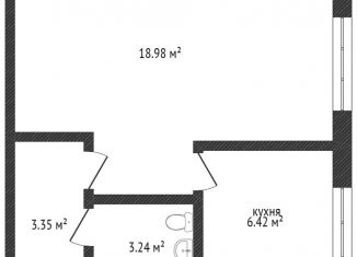 Продаю однокомнатную квартиру, 30.4 м2, Златоуст, проспект имени Ю.А. Гагарина, 7-я линия, 3