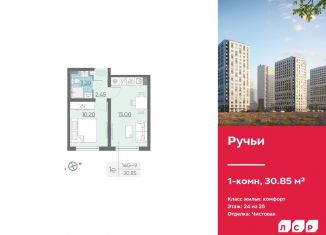 Продаю 1-комнатную квартиру, 30.9 м2, Санкт-Петербург, метро Гражданский проспект