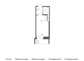 Продам квартиру студию, 21.3 м2, Колпино, жилой комплекс Новое Колпино, к38, ЖК Новое Колпино