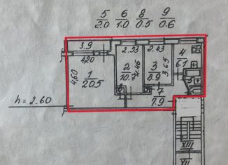 Продам 3-ком. квартиру, 58.2 м2, Санкт-Петербург, Пролетарская улица, 93