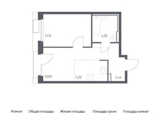 Продаю 1-комнатную квартиру, 37.2 м2, Москва, жилой комплекс Квартал Герцена, к1, район Бирюлёво Восточное