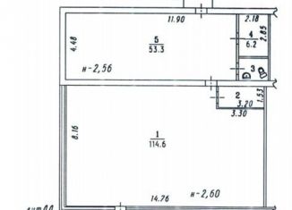 Помещение свободного назначения на продажу, 182.2 м2, Омск, улица Рождественского, 6к9, Ленинский округ