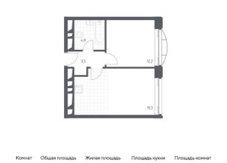 Продаю однокомнатную квартиру, 39.2 м2, Москва, Новоданиловская набережная, 8, Донской район