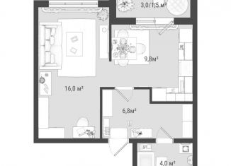 Продается 1-комнатная квартира, 38.1 м2, Республика Башкортостан